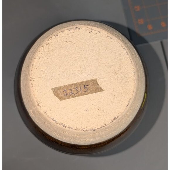 Whiskey Creek Pottery Jug Vase 8.25" Signed by S. Kammerer Brown Bronze Hand thr - Picture 7 of 13